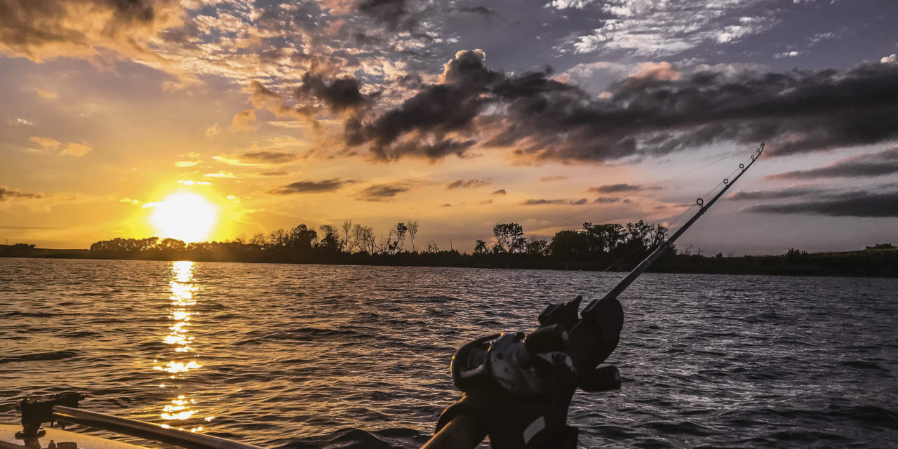 Trolling on Devils Lake