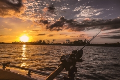 Trolling the Night Away on Devils Lake